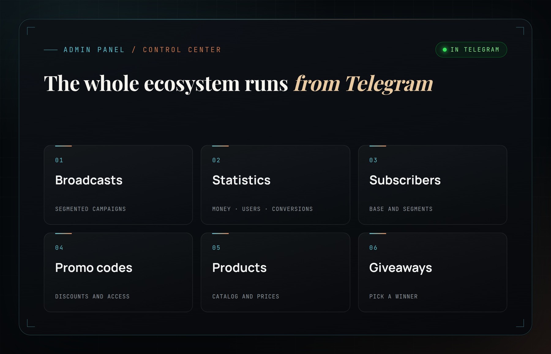 Birzhevik admin panel